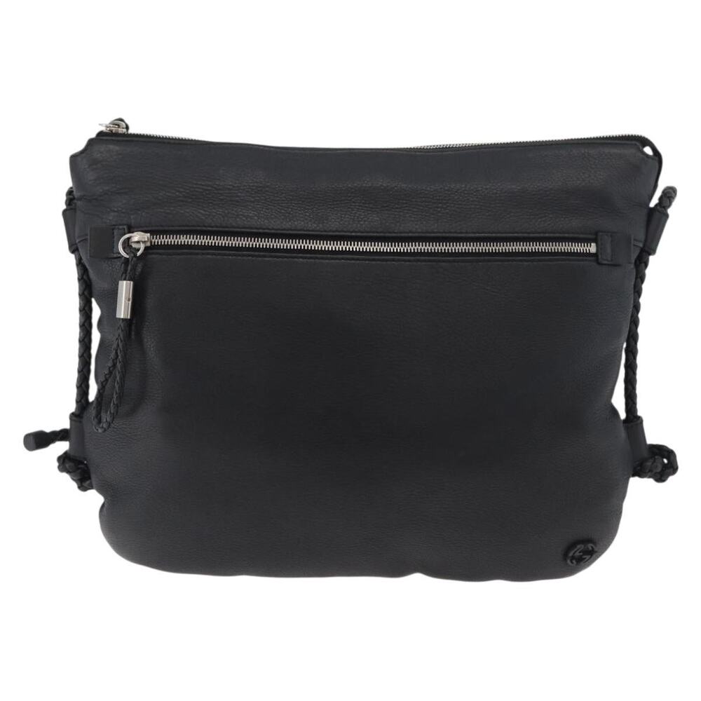 Gucci Guccissima Shoulder Bag Black